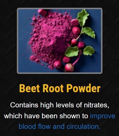 Nitric Boost Ingredients