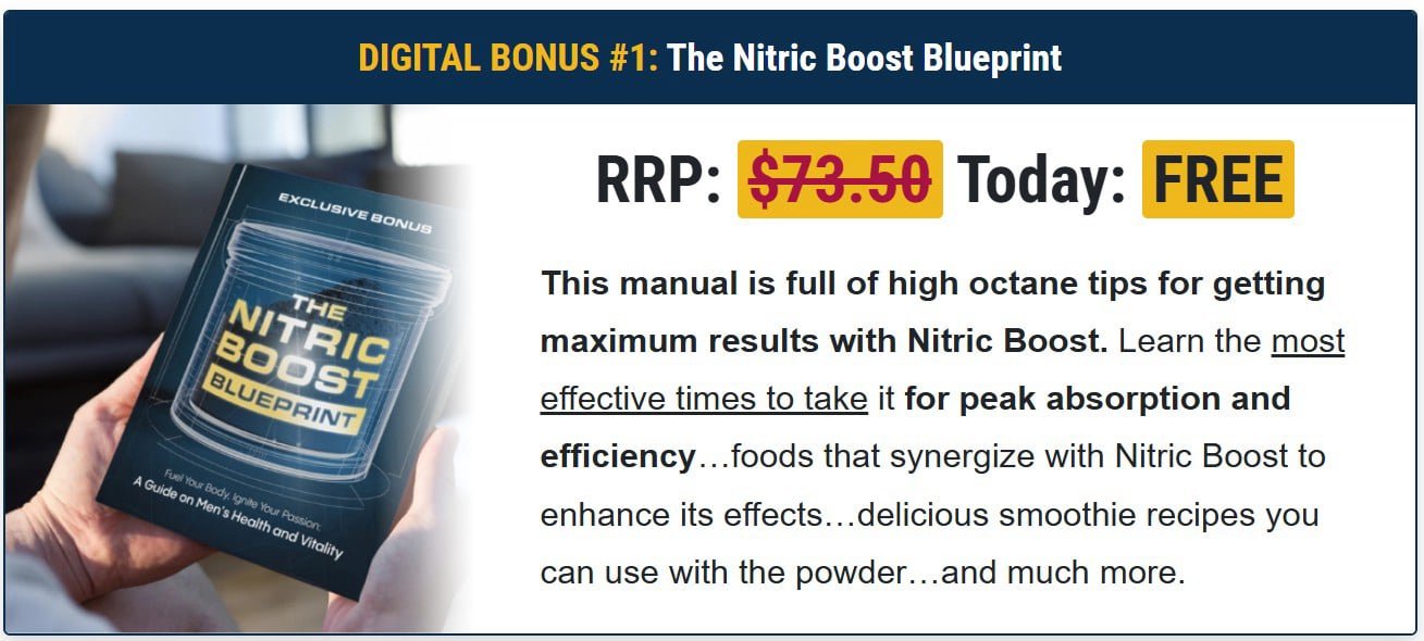 Nitric Boost bonus 1